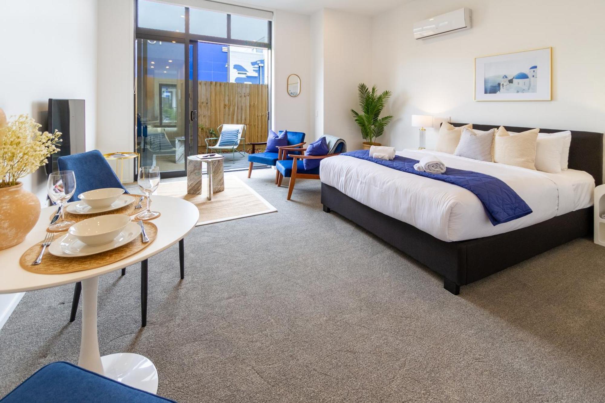 Central Christchurch Santorini Style 1Br Studio Exterior foto